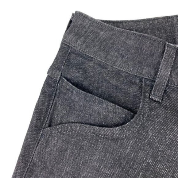 Ryb Ride Your Bike Black Summer Shade Denim Jean Cycling Shorts 9.5 oz US 27 - Picture 11 of 16